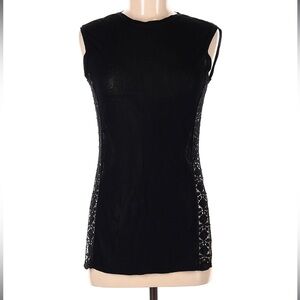 Jean Paul Gaultier Maille Femme Sleeveless top, Black, Size EU(IT)42/US 6, EUC